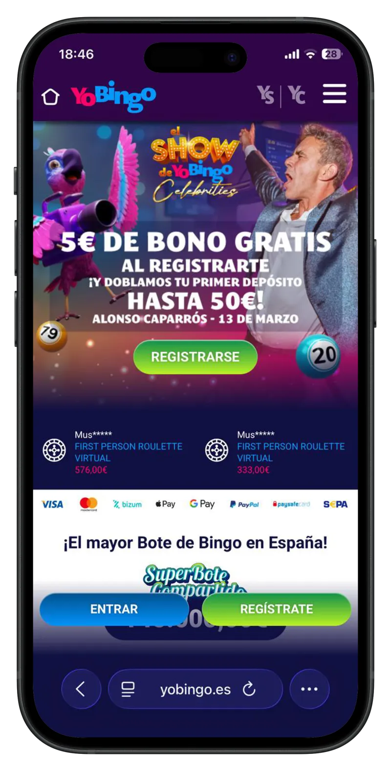 YoBingo App Móvil